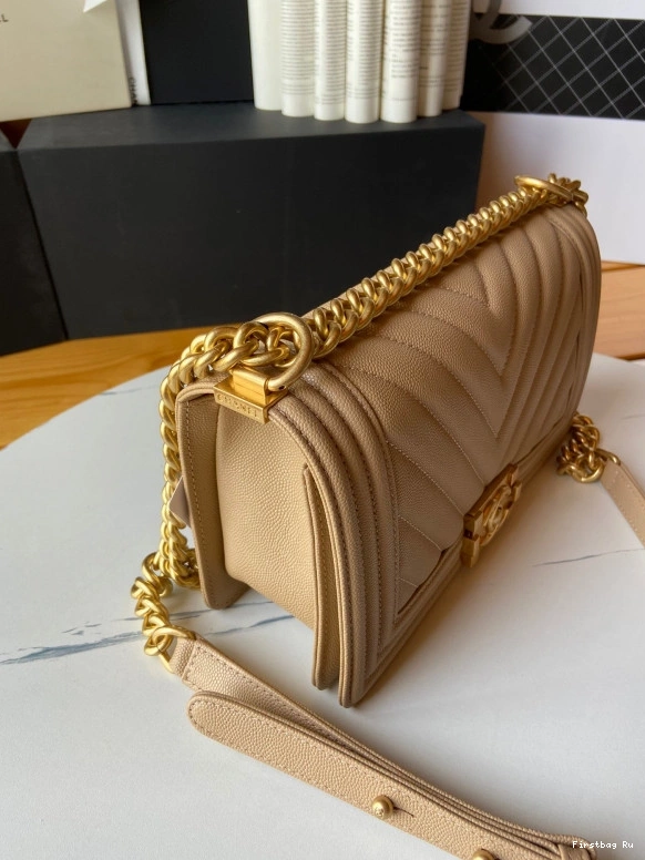 Firstbag Ru 25CM CHANEL BOY BAG 20CM 0708